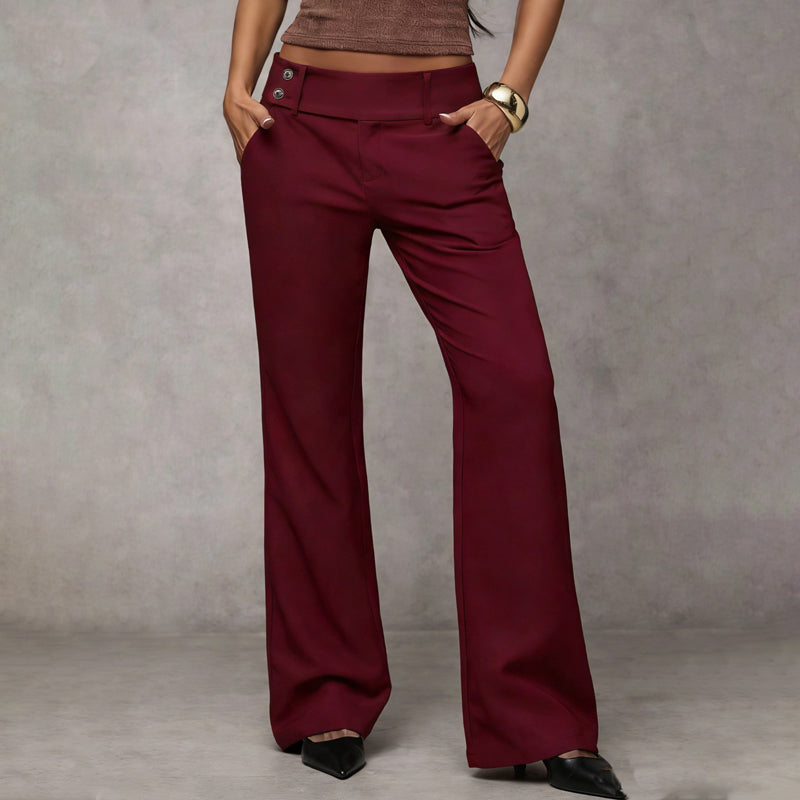 Elowra – Vancouver Skyline Flare Trousers
