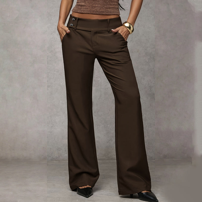 Elowra – Vancouver Skyline Flare Trousers