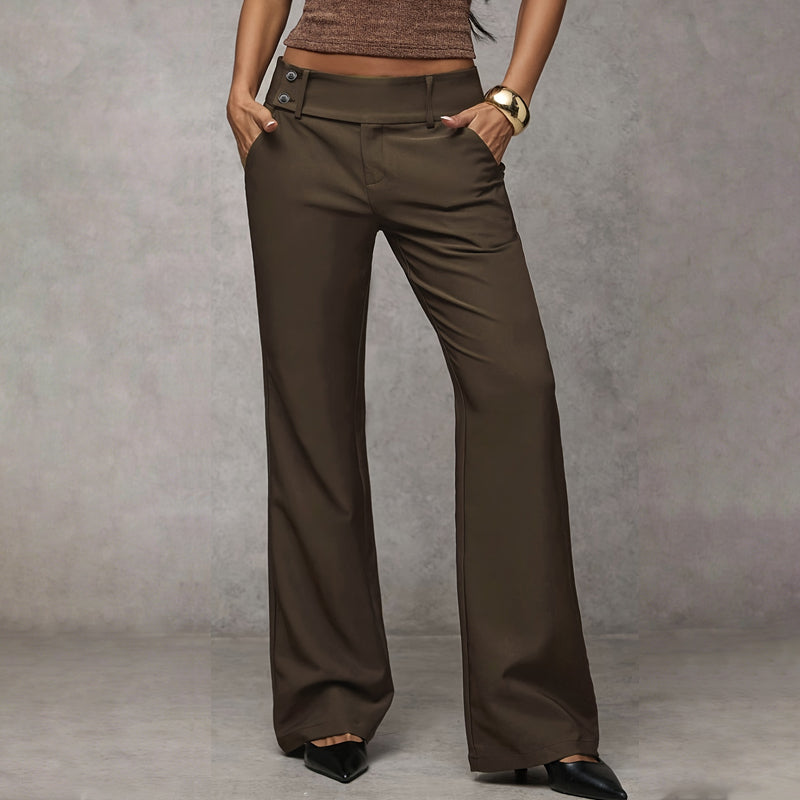 Elowra – Vancouver Skyline Flare Trousers