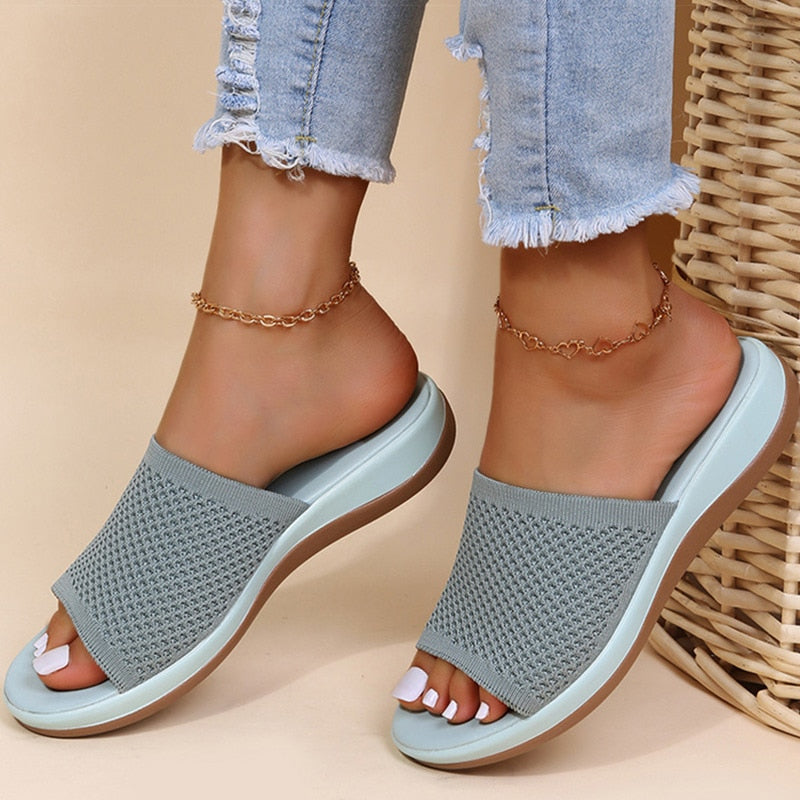Women's Summer Sliders - Breathable and Orthopaedic